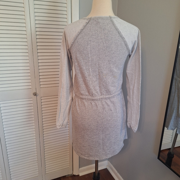 Maurices Gray Terry Dress Medium *W - Picture 4 of 6